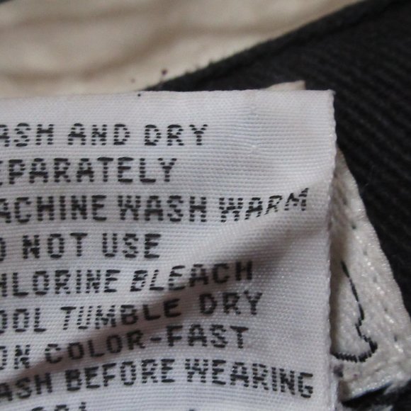 Vintage Retro I.O.U Black Denim Jean Jacket (Sz, S) and Jean (Sz. 5) Set - Picture 8 of 16